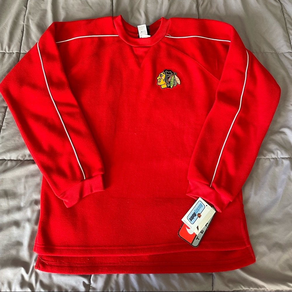 Nike Chicago Blackhawks NHL Hockey Red Sweater X-Large